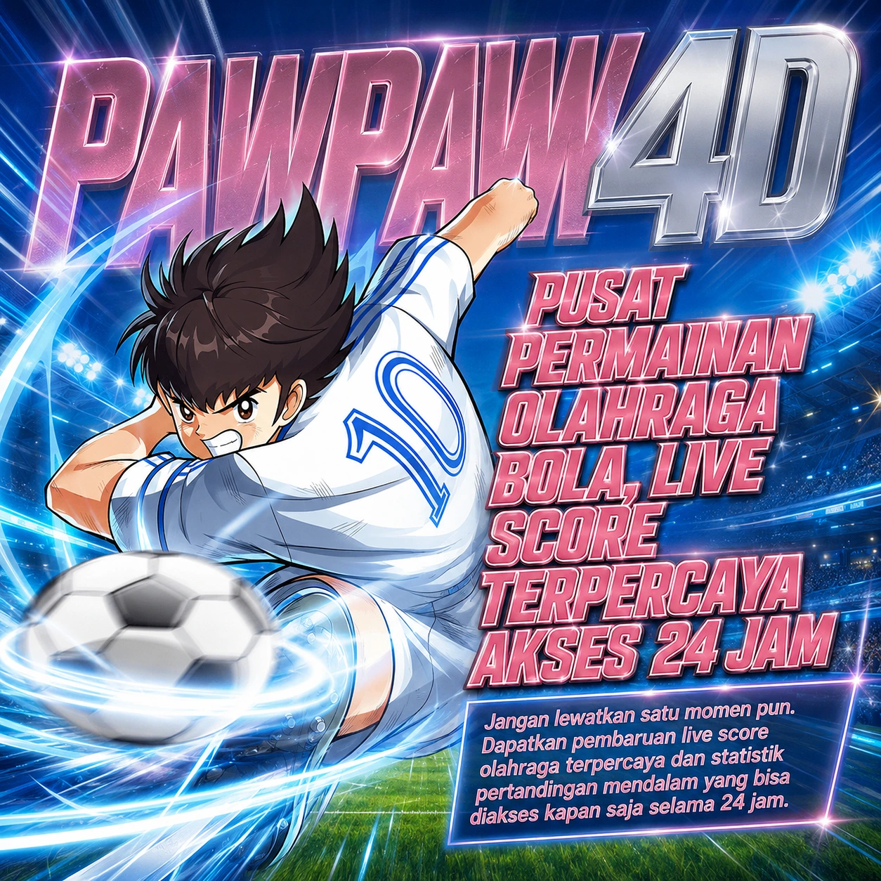 Thumbnail 1 of 3, Poster, Pusat Permainan Olahraga Bola PAWPAW4D - Live Score Terpercaya Akses 24 Jam designed and sold by PAWPAW4D.